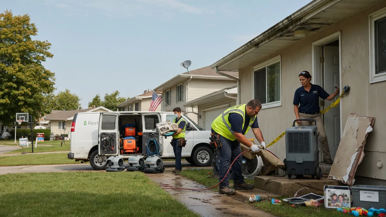 Water Damage Restoration in Dennison, IL near me